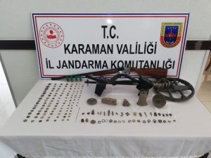 Karaman’da tarihi eser operasyonu