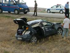 Kazadan yara almadan kurtuldular