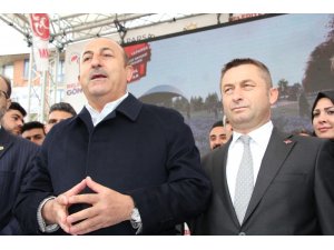 Bakan Çavuşoğlu Çerkezköy’den Korkuteli’ne hitap etti