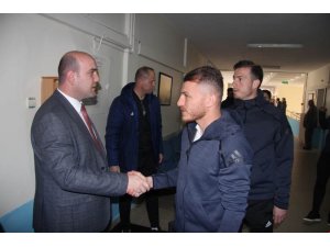 Sivassporlu futbolcular Ulu Cami’yi gezdi
