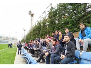 Malatyalı üniversite öğrencileri, Başakşehir antrenmanında