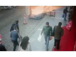 Televizyonu işte böyle alıp gitti