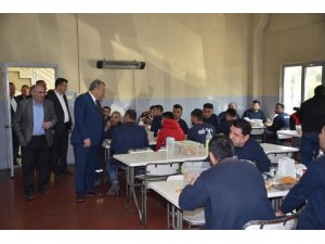 Başkan Çerçi OSB’deki işçilerle buluştu