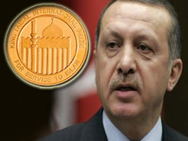 Kral Faysal ödülü Erdoğan'a