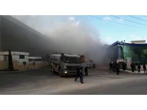 Bursa’da fabrika yangını