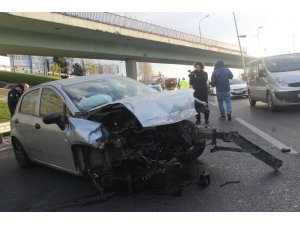 D-100 Karayolu Cevizlibağ mevkinde trafik kazası; 2 yaralı