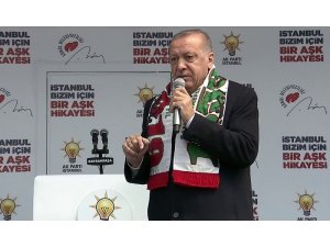 Cumhurbaşkanı Erdoğan: “Belediye başkanlığı seçimi için terör baronları niye kampanya yürütüyor”