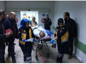 Kamyon şoförü başından vuruldu
