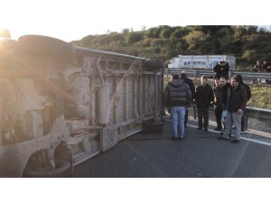 Oy kullanmaya giderken kaza yaptılar