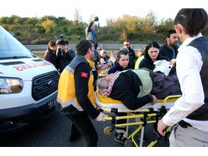 GÜNCELLEME - Oy kullanmaya giderken kaza yaptılar