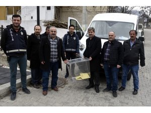 Gümüşhane’de 30 kişi seyyar sandıkla oy kullandı