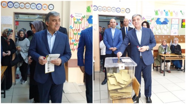 Herkesin merak ettiği soru... Abdullah Gül acaba kime oy verdi?