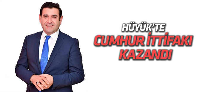 Hüyük’te Cumhur İttifakı kazandı