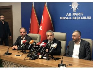 AK Parti Bursa İl Başkanı Salman: "Cumhur İttifakı olarak yüzde 55 oranında açılan sandıklarda 3 puan öndeyiz"