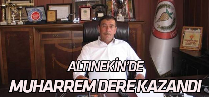 Konya'nın Altınekin ilçesinde  AK Parti adayı Muharrem Dere kazandı