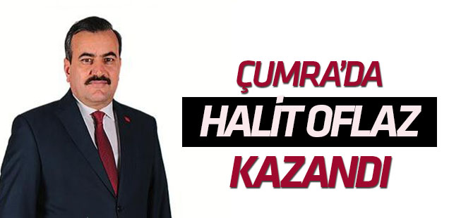 Çumra'da Halit Oflaz kazandı