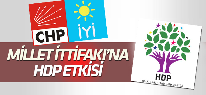 "Millet İttifakı"nda HDP etkisi