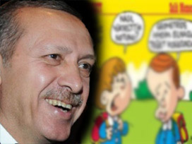 Başbakan Erdoğan'ı beğendiği karikatür
