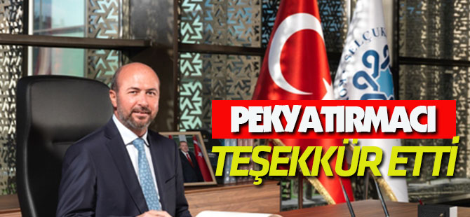 Pekyatırmacı: Halkımızın teveccühüne her zaman layık olmaya çalışacağız