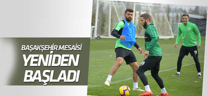 Konyaspor'da başakşehir mesaisi