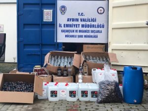 Aydın’da sahte içki operasyonu