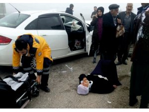 Kahta’da sis kazaya neden oldu: 5 yaralı