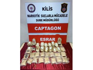 Kilis’te uyuşturucu operasyonu