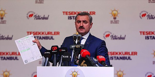 "2 bin 675 oy YSK'da sıfır olarak gözüküyor"