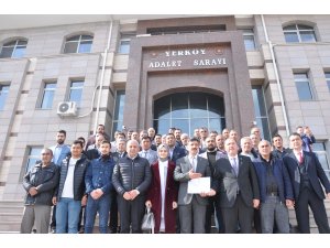 Yerköy Belediye Başkanı Ferhat Yılmaz, mazbatasını aldı