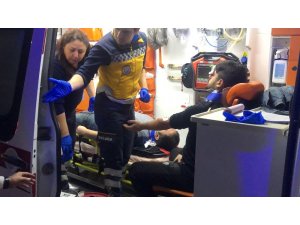 Bursa’da işçileri taşıyan servis minibüsü kaza yaptı: 14 yaralı