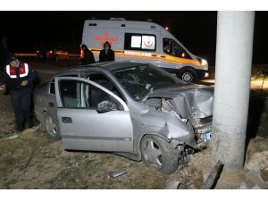 Otomobil şarampole düştü: 1’i çocuk 6 yaralı