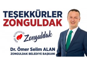 Alan: "Teşekkürler Zonguldak. Vakit Zonguldak için koşma vakti"