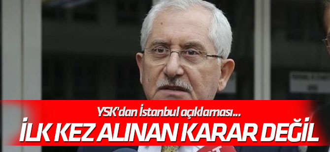 Güven: Bu ilk kez alınan bir karar değil