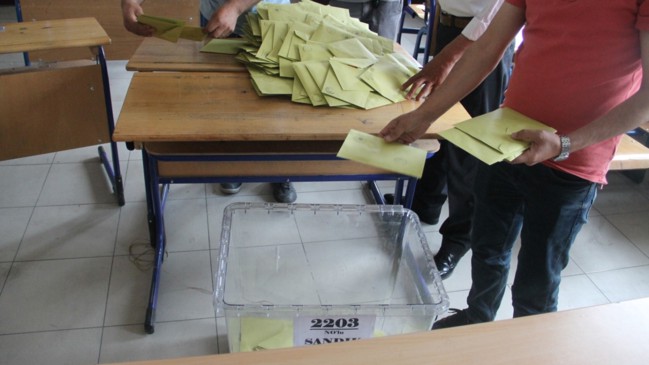 Geçersiz oyların sayımı tamamlandı!