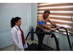 Şarkışla'da yeni efor test cihazı hizmete girdi