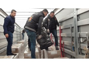 Tekirdağ’da bavul bavul uyuşturucu ele geçirildi: Tam 131 kilo