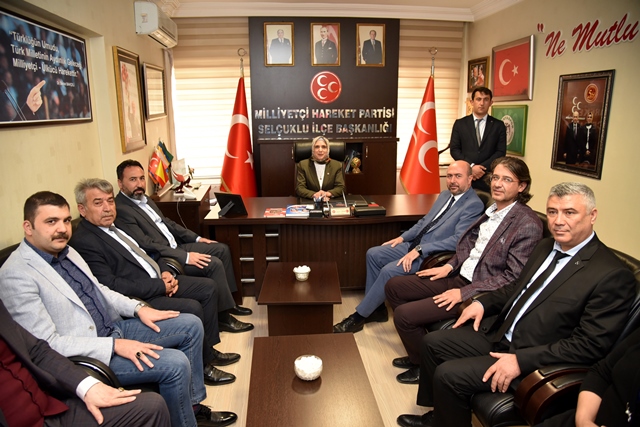 Pekyatırmacı'dan MHP Selçuklu’ya teşekkür ziyareti