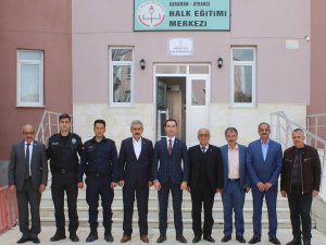 Kaymakam Göze, başkan adaylarıyla buluştu