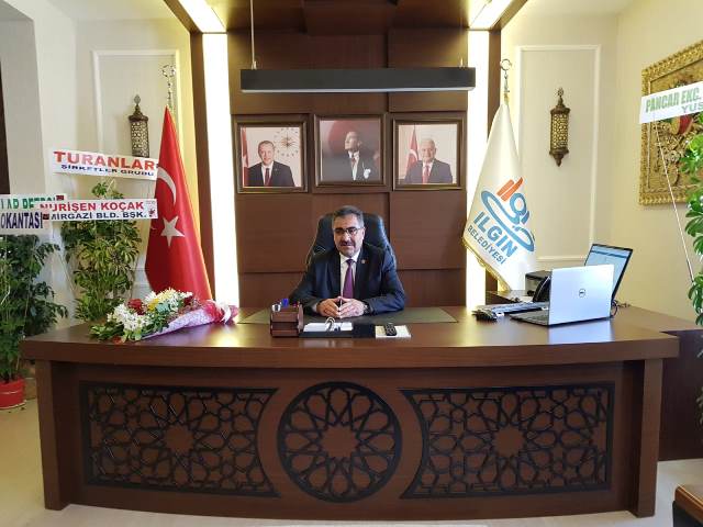 Ilgın Belediyesi'nde devir teslim töreni