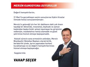 Seçer: “İtirazlar mesnetsiz, beyhude ve zaman kaybı”