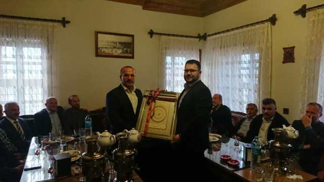 Müftü Çelikoğlu'na veda yemeği