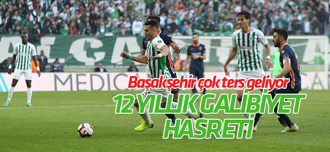 Konyaspor Başakşehir'i 12 yıldır yenemiyor