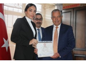 Manyas’ta Barcin mazbatasını aldı