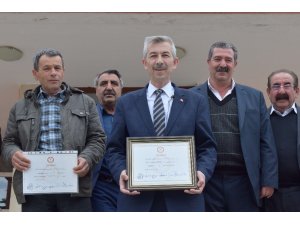 Arapgir’de Cömertoğlu mazbatasını aldı