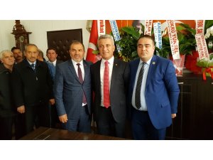 Alaçam Belediyesi’nde devir teslim töreni