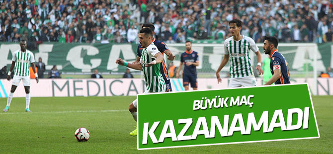 Konyaspor büyük maç kazanamadı