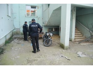 Tekirdağ’da demir hırsızına polis engeli