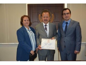 Haymana Belediye Başkanı Turgut mazbatasını aldı