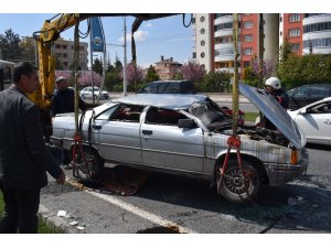 Otomobil takla attı: 1 yaralı