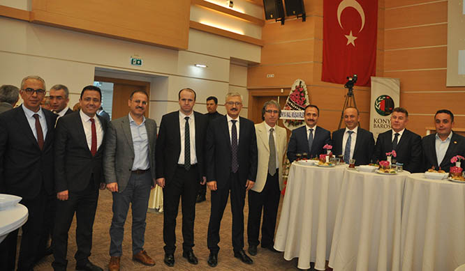 Avukatlar resepsiyonda buluştu